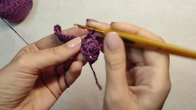 Узор попкорн! Вязание крючком.