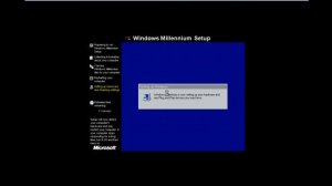 Upgrading Windows ME Developer Release (Build 2332)
