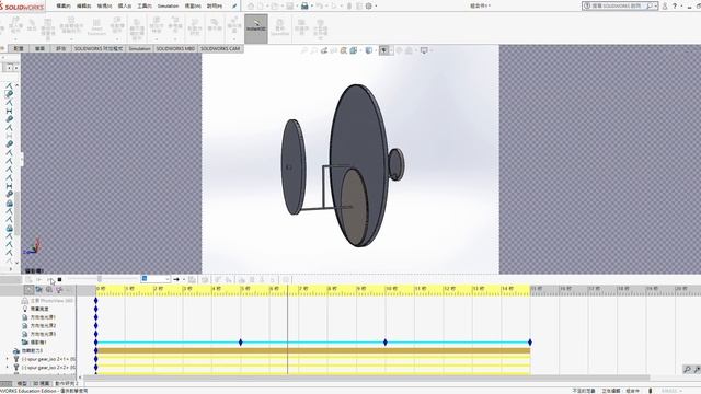 SOLIDWORKS Education Edition 僅供教學使用 (自轉) смотреть онлайн