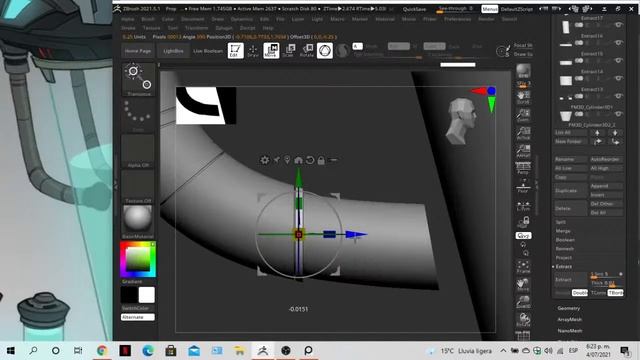 Zbrush 2021 - Props Design - Part 2.2 смотреть онлайн