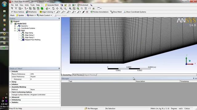 Flow over a wedge - Ansys Fluent 14 tutorial смотреть онлайн