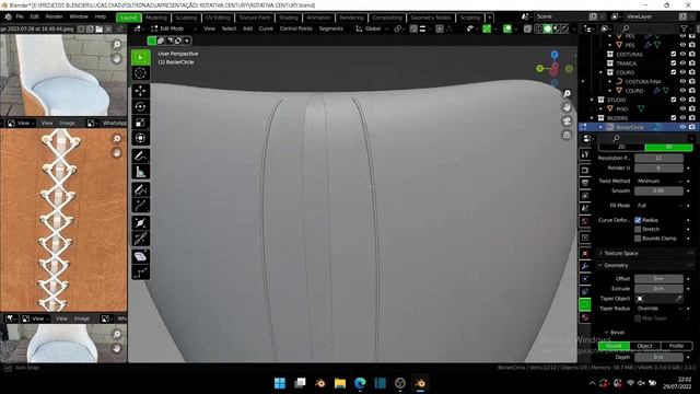 how to do a chair in blender смотреть онлайн