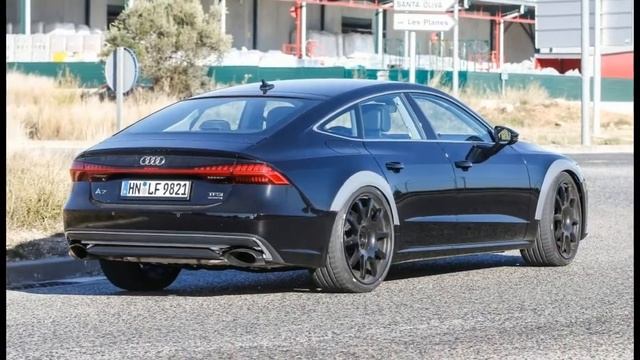 Next Audi RS7 spotted testing – New A7 based flagship смотреть онлайн