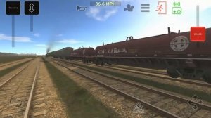 Грузовые поезда в Train and rail yard simulator.