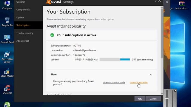 Avast Antivirus 2016 Register for free смотреть онлайн