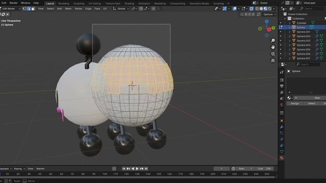 HOW TO MODEL A CUTE LADYBUG IN BLENDER 3D 4.1.1.0 смотреть онлайн