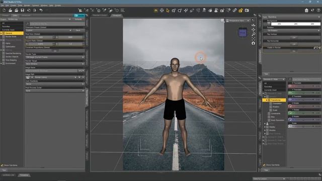 Daz3D Backdrop Tutorial смотреть онлайн