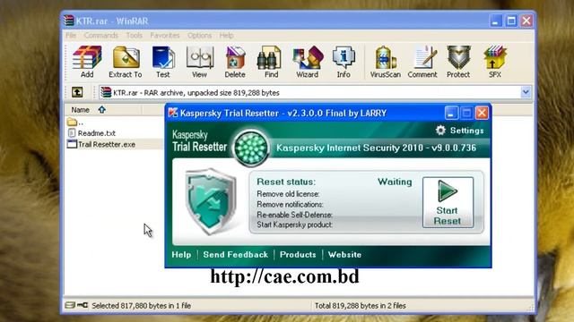 Kaspersky 2010 Trial Resetter смотреть онлайн