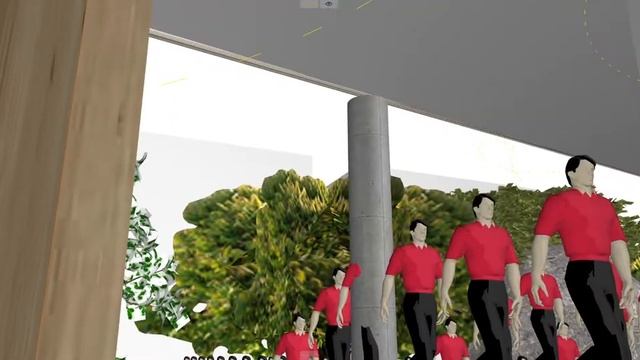 3D Content - walkthrough of a centre in .obj and .3ds format смотреть онлайн