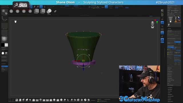 Create a Leprechaun Character #withme! Part 1 - Shane Olson - ZBrush 2021.6 смотреть онлайн