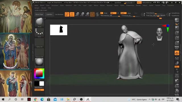 Zbrush 2021 - Sacred Art смотреть онлайн