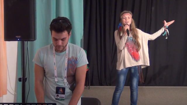 ESCKAZ live in Malta: Nadezhda Misyakova (Belarus) - Sokal (at school visit, version 1) смотреть онлайн