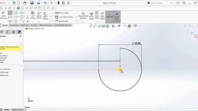 Solidworks Tutorial Wooden toy Plane : Wheel Axel смотреть онлайн