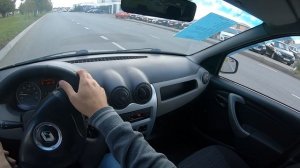 2011 Renault Logan 1.4 (75) POV TEST DRIVE