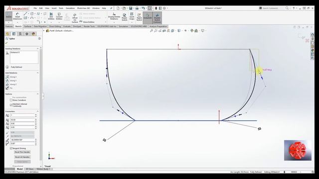 SolidWorks Tutorial working with surfaces, new ideas for surface modeling, power surfacing. смотреть онлайн