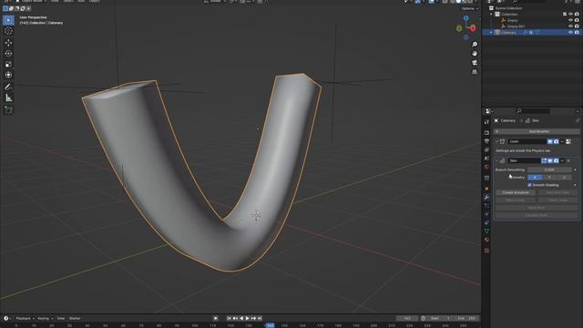 Blender - Hanging Cable with Collision смотреть онлайн