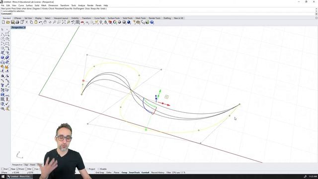 4.2 NURBS Geometry in Rhino - Intro to Parametric Modeling смотреть онлайн