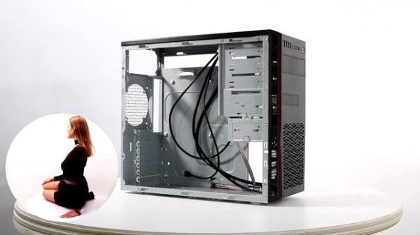 НИКС Компьютерный Супермаркет: видео про Корпус Inwin EA065BL без БП #1