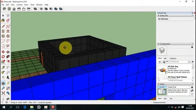Sketchup Tema Minecraft смотреть онлайн