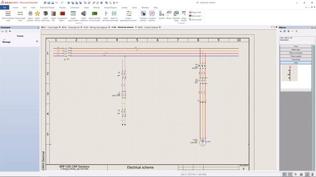 SOLIDWORKS Electrical Schematic смотреть онлайн