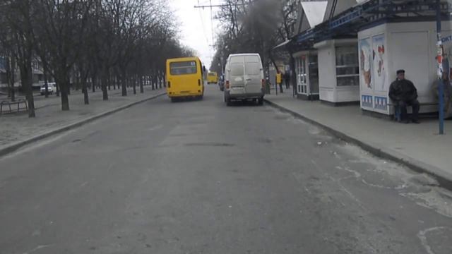 Черкасский троллейбус- Кусочек маршрута №1 10.04.2013 смотреть онлайн