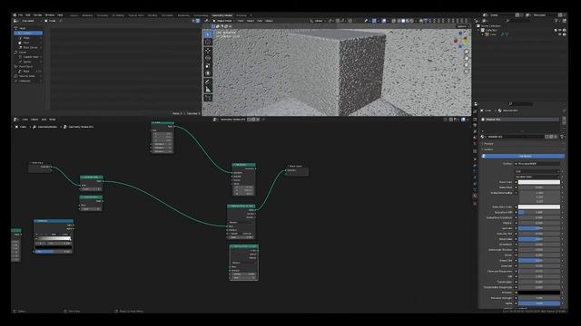 how to make easy Styrofoam using geometry nodes blender 3.2 смотреть онлайн
