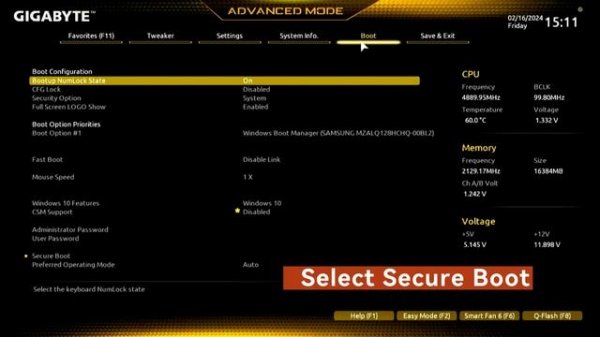 Enable TPM and Secure Boot - Gigabyte UEFI BIOS (Intel)  #Rambo Tech