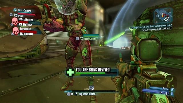 Borderlands The Pre Sequel |4 Player Co-op w/ Hellfire, Spowerade, and Fierce Chimera Day 2 | [LIVE смотреть онлайн