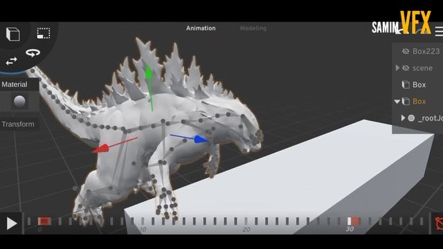 KONG v/s GODZILLA 3D Animation with tutorial prisma3D/ Kinemaster смотреть онлайн