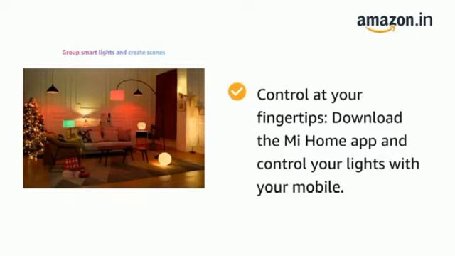 Mi LED Smart Color Bulb ( B22 ) (16 Million Colors + 11 Years Long Life + Amazon Alexa & ... смотреть онлайн