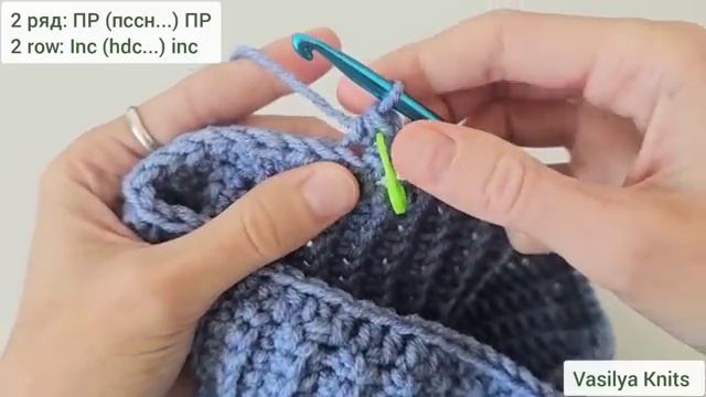 Самый ПРОСТОЙ КАПЮШОН с воротником крючком Вязание для начинающих Капор смотреть онлайн