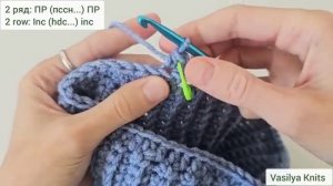 Самый ПРОСТОЙ КАПЮШОН с воротником крючком  Вязание для начинающих  Капор