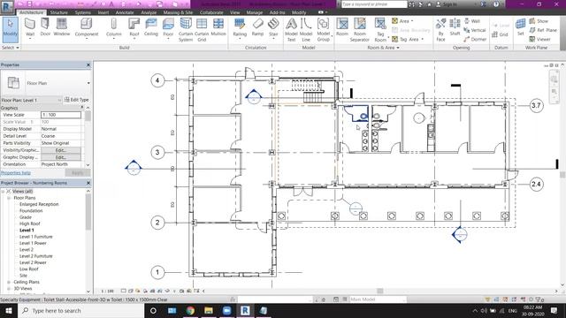 Revit Architecture in Hindi : 46 Adding Rooms with Tags смотреть онлайн