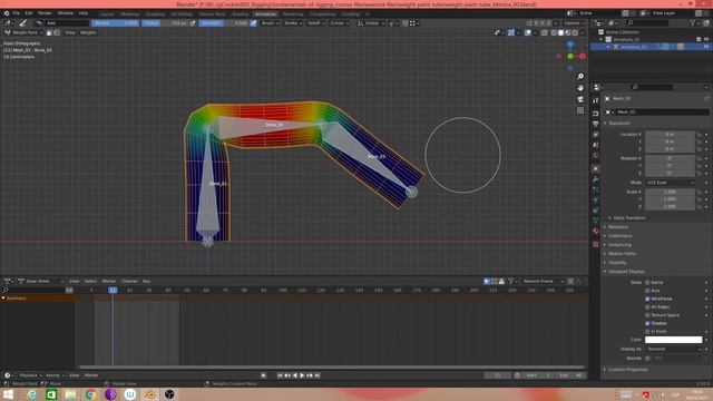 Finger weight paint blender 2.92 смотреть онлайн