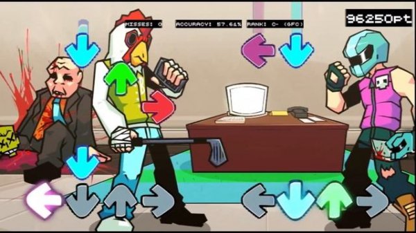 Hotline Miami: Neighbors - FNF Mod (i love hotline miami)