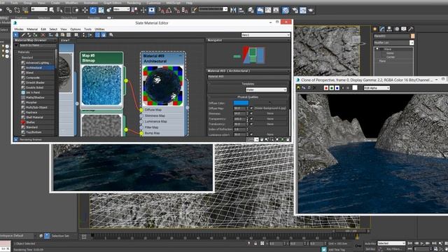 RIPPLE Y WAVE PARA ANIMAR AGUA 3D MAX смотреть онлайн