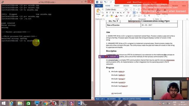 Unix and Linux lab experiment 9 смотреть онлайн