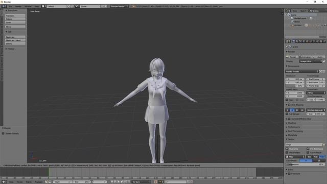 Open MMD/PMX in Blender (Miku Miku Dance 3D Model Format Import Plug-In Tutorial) смотреть онлайн