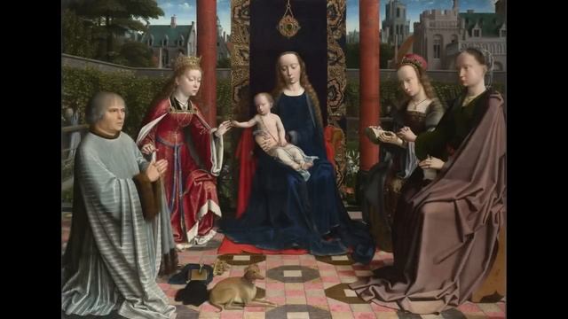 David, the Virgin and Child with Saints and Donor смотреть онлайн