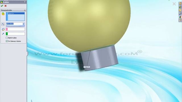 Solidworks 2012 Kubbe Komutu 022 смотреть онлайн