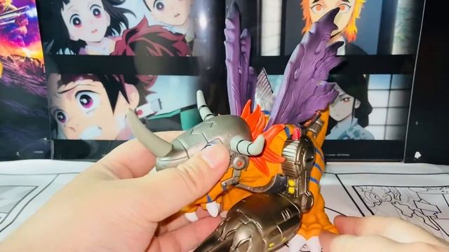 Bandai Digimon Dynamic Series 7” Metal Greymon Figure Review смотреть онлайн