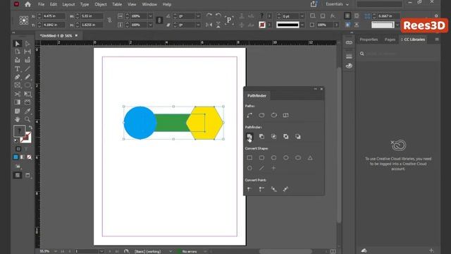 How to Combine Objects in InDesign | Rees3D.com смотреть онлайн