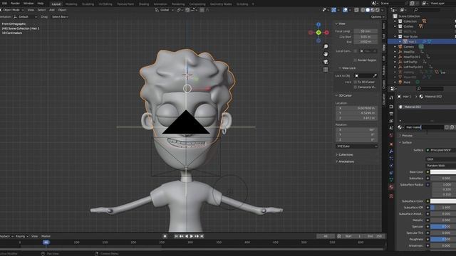 How to make Black 4c Hair in Blender смотреть онлайн