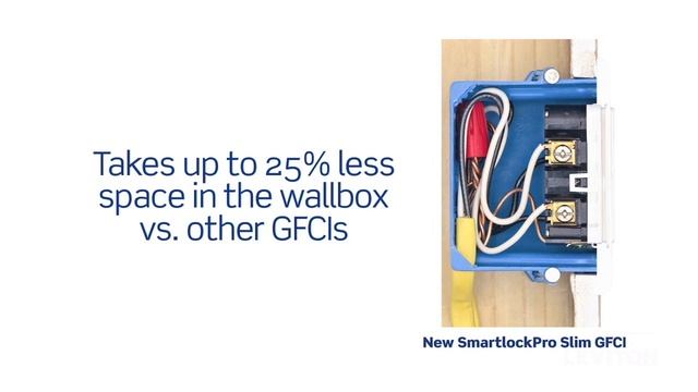 SmartlockPro® Self-Test GFCI Receptacle from Leviton смотреть онлайн