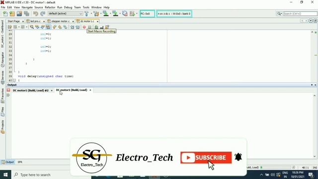 How to Interface DC motor with PIC18F4550 Simulation in Proteus software смотреть онлайн