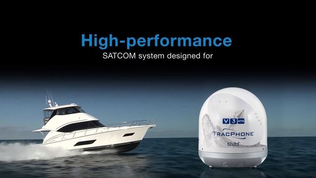NEW KVH TracPhone V3HTS Mini VSAT Antenna смотреть онлайн