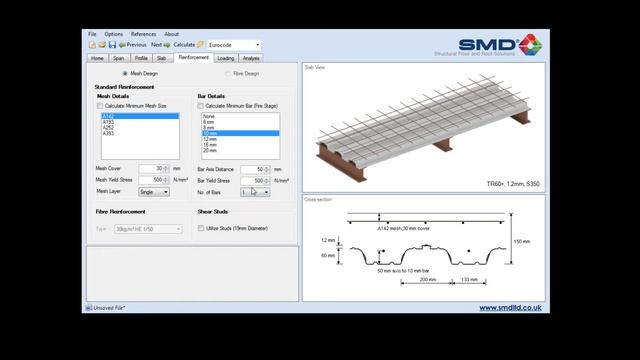SMD Elements® Design Software, Floor Deck Calculation Tutorial смотреть онлайн