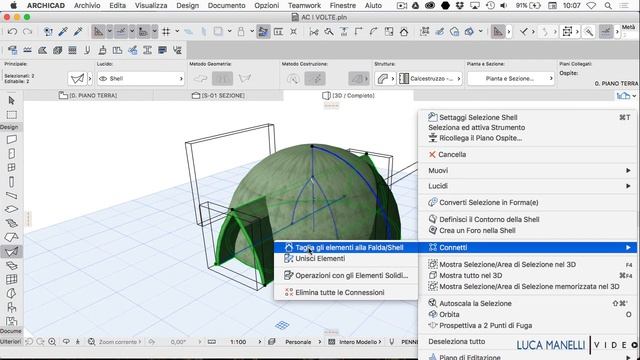 Come fare in Archicad delle volte che intersecano una cupola смотреть онлайн