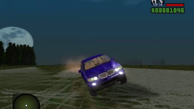 Катаюсь на BMW X5 в GTA SA Criminal Russia смотреть онлайн
