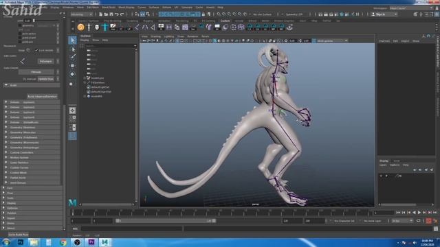 Maya Character Rigging / Advanced Skeleton Setup / Part -1 смотреть онлайн